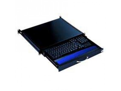 1U Rackmount Keyboard Drawer with Touchpad and PS2 Interface