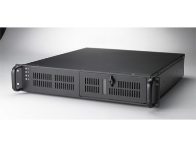 2U Rackmount Bare ATX Motherboard Chassis with 2 Slot Capacity, 3 HDD Bays
