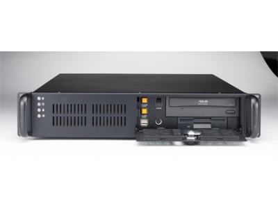 2U Rackmount Bare ATX Motherboard Chassis with 2 Slot Capacity, 3 HDD Bays