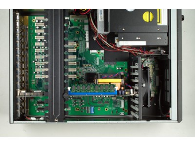 4U Short-Depth Rackmount Chassis for PICMG with 4 SAS/SATA HDD Trays- Backplane version