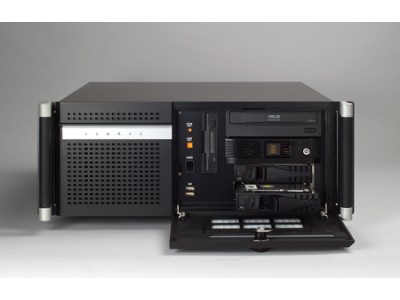 4U Short-Depth Rackmount Chassis for PICMG with 4 SAS/SATA HDD Trays- Backplane version