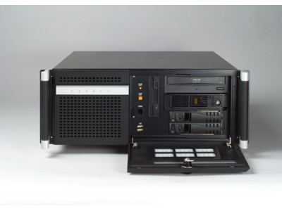 4U Short-Depth Rackmount Chassis for PICMG with 4 SAS/SATA HDD Trays- Backplane version