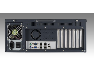 4U Industrial Rackmount Chassis for PICMG with 4 SAS/SATA HDD Trays- Backplane version