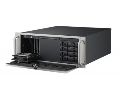 4U Industrial Rackmount Chassis for PICMG with 4 SAS/SATA HDD Trays- Backplane version