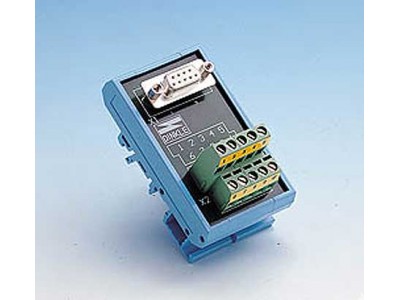 DB-9 Wiring Terminal, DIN-rail Mount