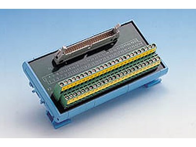 50-Pin Flat Cable Terminal, DIN-rail Mount