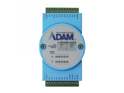 16-Channel Isolated Digtal I/O Module with LED & Modbus 