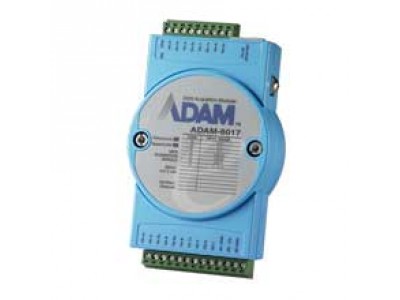8-Channel Isolated Analog Input Modbus® TCP Module with 2-Channel Digtal Output