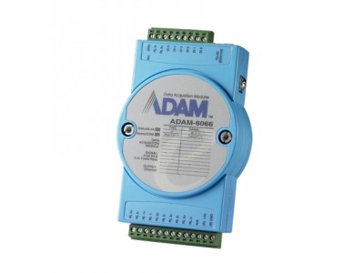 6-Channel Digital Input and 6-Channel Power Relay Modbus  TCP Module