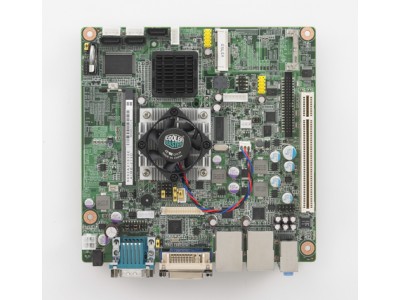Intel  Atom N455 Mini-ITX with CRT/DVI/LVDS, 6 COM, and Dual LAN