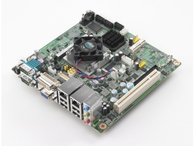 Intel  Atom N455 Mini-ITX with CRT/DVI/LVDS, 6 COM, and Dual LAN