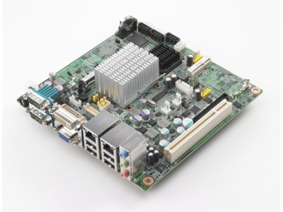 Intel  Atom N455 Mini-ITX with CRT/DVI/LVDS, 6 COM, and Dual LAN