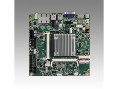 Intel  Celeron  Quad Core J1900 Mini-ITX with CRT/LVDS/DP++, 6 COM, and Dual LAN with Wide Temp