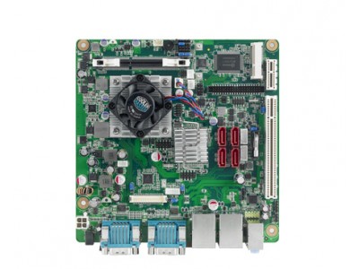 Mobile AMD 6-Watt Dual Core G-Series Mini-ITX Motherboard with CRT/LVDS/HDMI, 6 COM