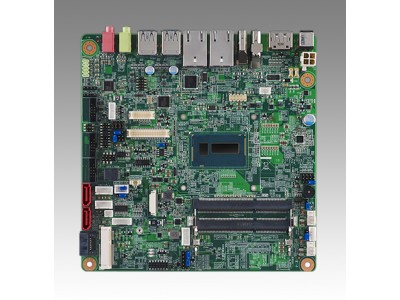 Intel  Core i3-5010U Mini-ITX with LVDS(eDP)/DP(HDMI)/DP++, 2 COM, and Dual LAN