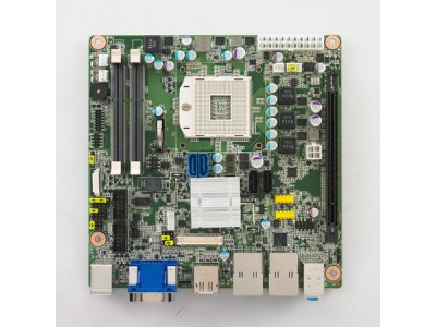 3rd Gen Intel  Core i7/i5/i3/Celeron Mini-ITX Motherboard with 2 DP/HDMI/LVDS/CRT,6 COM, Dual LAN, PCIe x16