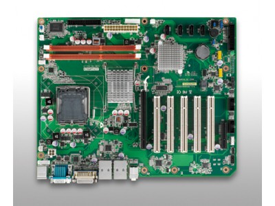 Intel  Core2 Quad/Duo ATX Board with VGA/DVI, 4 COM, Dual LAN and DDR3
