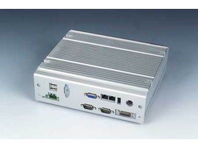 Intel® Atom N270 Compact Fanless Embedded PC with Dual Display support and 2 Mini-PCIe expansion slots