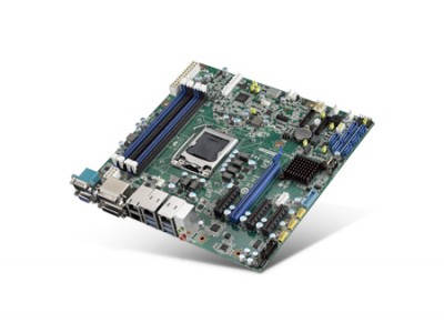 Intel  LGA 1151 6th Generation Core i7/i5/i3/Xeon Micro ATX Server Board with Quad LAN, DDR4