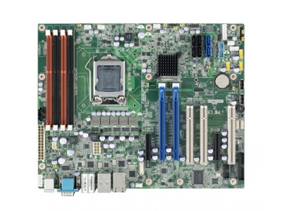 LGA1155 Intel  Xeon  E3/Core i3 ATX Server Board with DDR3, 4 GbE, SATA3