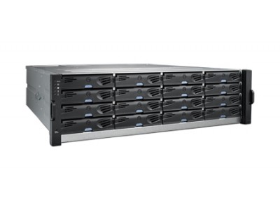 3U 16-Bay IP-SAN Storage with Enhanced Reliability for Surveillance