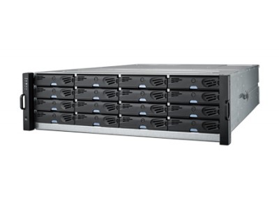 3U 16-Bay IP-SAN Storage with Enhanced Reliability for Surveillance