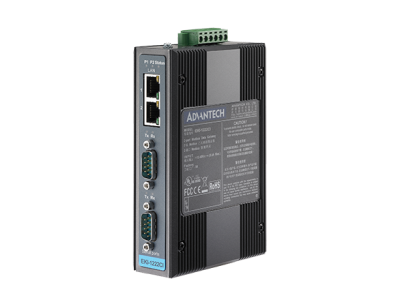 1-Port Modbus Gateway w/ Redundant Ethernet Ports, -40~75C
