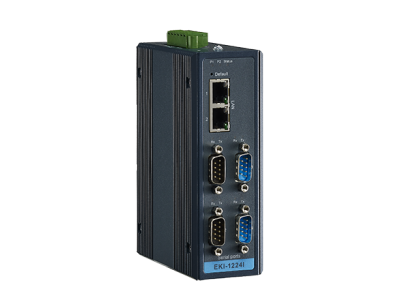 4-Port Modbus Gateway w/ Redundant Ethernet Ports, -40~75C