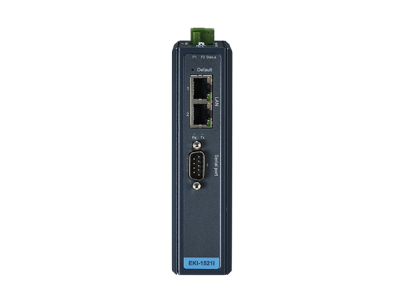 1-Port RS-232/422/485 Serial Device Server w/ Redundant Ethernet Ports, -40~75C