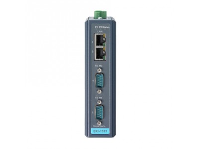 2-Port RS-232/422/485 Serial Device Server w/ Redundant Ethernet Ports, -10~60C