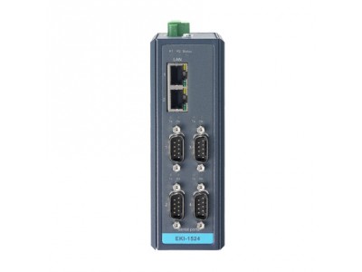 4-Port RS-232/422/485 Serial Device Server w/ Redundant Ethernet Ports, -10~60C