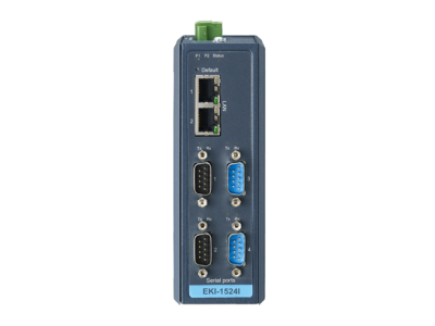 4-Port RS-232/422/485 Serial Device Server w/ Redundant Ethernet Ports, -40~75C