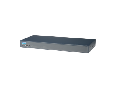 16-Port RS-232/422/485 Serial Device Server w/ Redundant Ethernet Ports -10~60C w/ DC Input