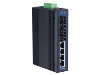 4-Port 10/100M+2 Fiber Unmanaged Ethernet Switch