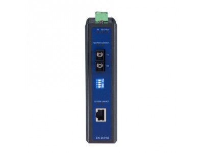 Ethernet to SM fiber media converter (Wide Temp)