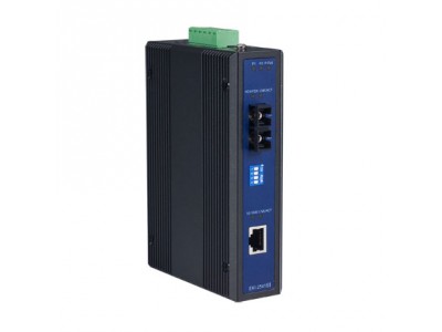 Ethernet to SM fiber media converter (Wide Temp)
