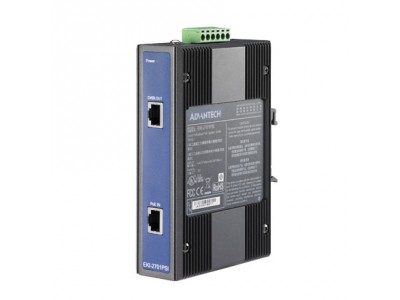 Industrial Ethernet PoE Splitter, wide temp.