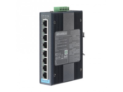 8-port Ind. Unmanaged GbE Switch (Green)