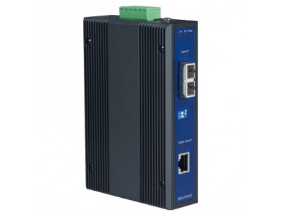 GbE to Single mode fiber media converter