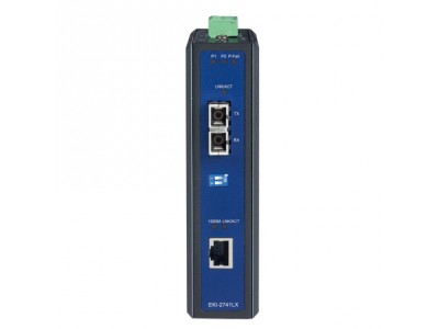 GbE to Single mode fiber media converter