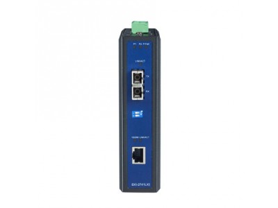 GE to SM Fiber Media converter(wide temp.)