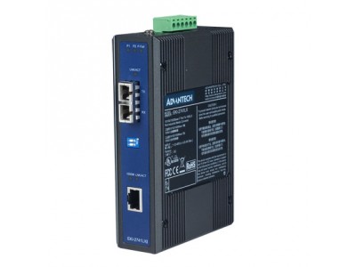 GE to SM Fiber Media converter(wide temp.)