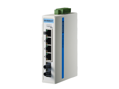 ProView 5-port 10/100Mbps Industrial Switch with 1x Multi Mode ST Type, Wide Temp -10~60℃