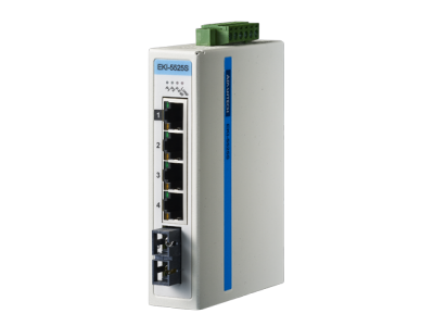 ProView 5-port 10/100Mbps Industrial Switch with 1x Single Mode SC Type, Wide Temp -10~60℃