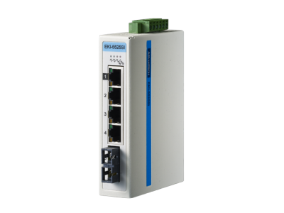 ProView 5-port 10/100Mbps Industrial Switch with 1x Single Mode SC Type, Wide Temp -10~60℃