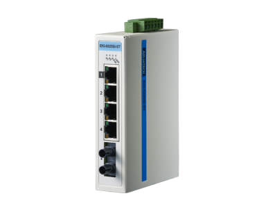 ProView 5-port 10/100Mbps Industrial Switch with 1x Single Mode ST Type, , Extreme Temp -40~75℃