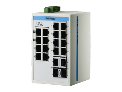 ProView 16-Port Gigabit Industrial Switch with 2x RJ45/SFP Combo, Wide Temp -10~60℃