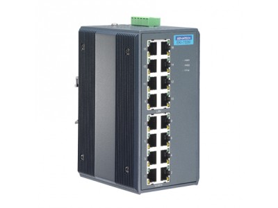 16 port Unmanaged Switch with Wide Temp.