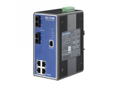 4+2 100FX Port M.M. Managed Switch(Wide Temp.)