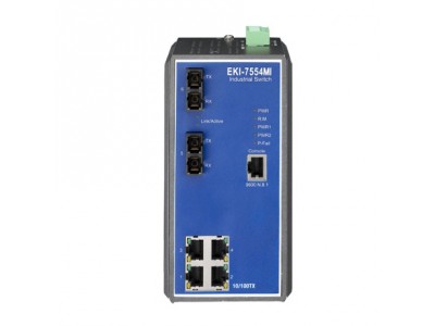 4+2 100FX Port M.M. Managed Switch(Wide Temp.)
